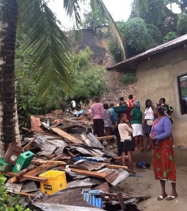 Tragedy struck the Edim Otop community in Calabar Municipality of Cross River State as eight members of Amos Akaniyene family were submerged in a mudslide with three critically injured.