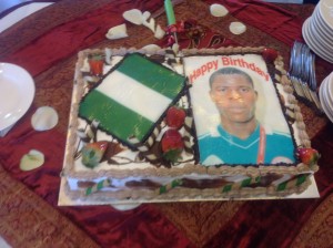 Birthday cake for Odinaka