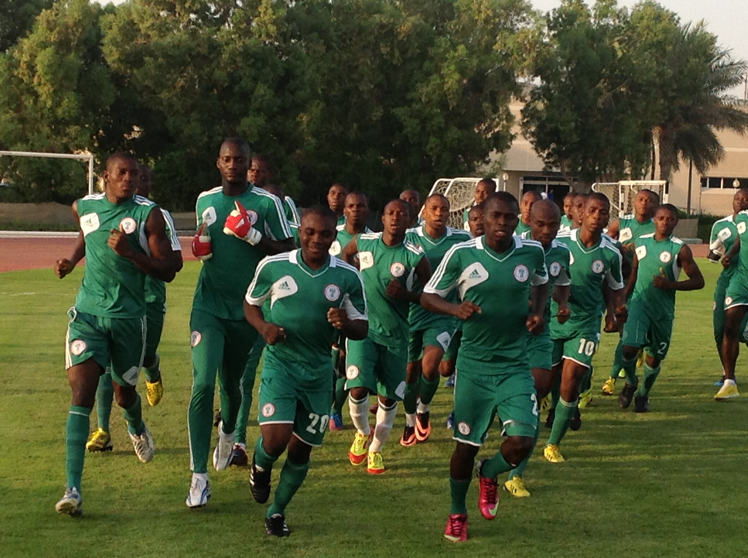 NFF President, Maigari Leads Golden Eaglets to Sharjah As Encomiums Pour in