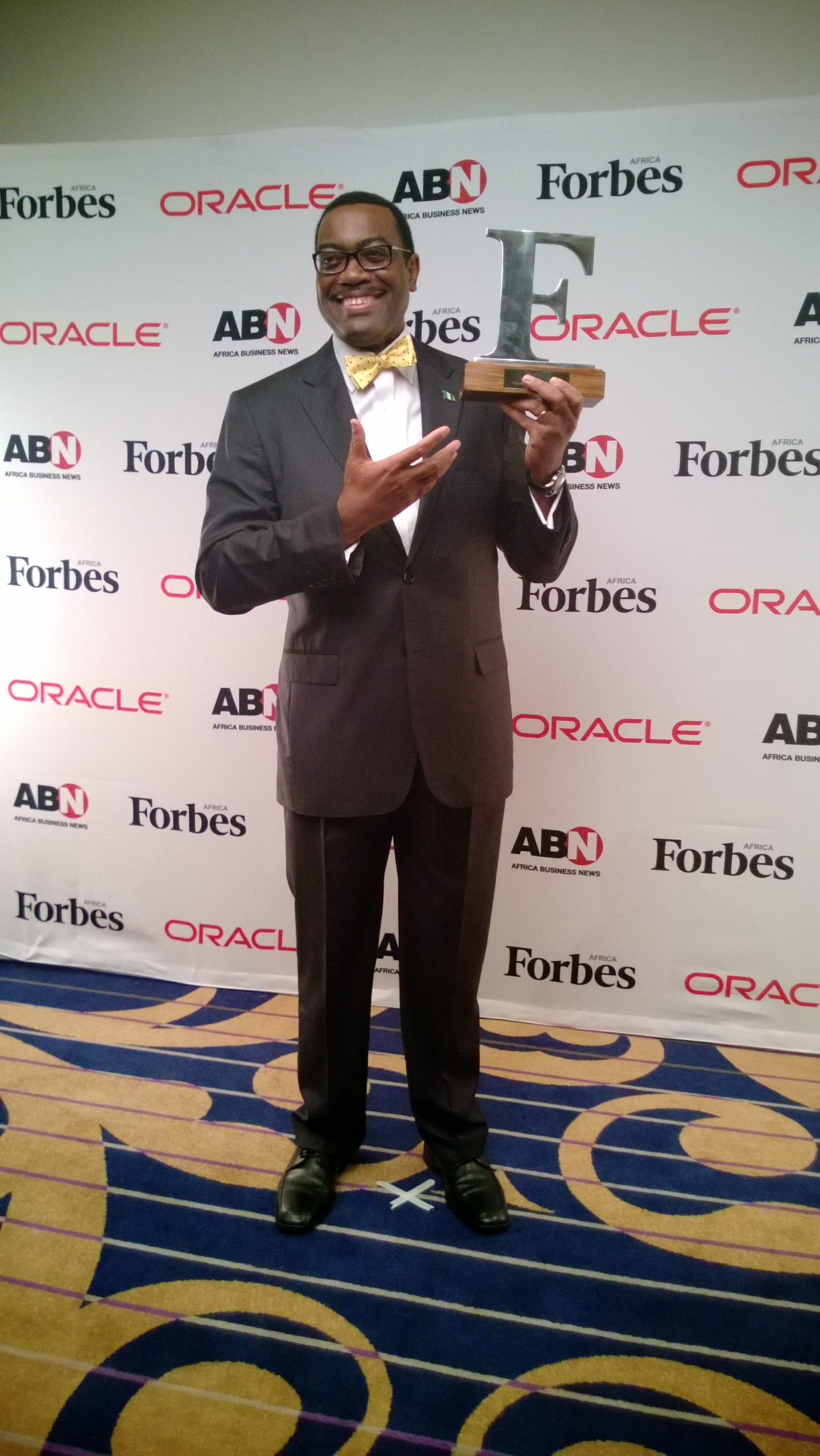 Acceptance Speech for the Forbes Africa Person of the Year