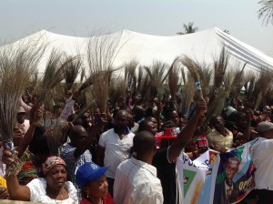 Cross section of supporters at Opobo/Nkoro