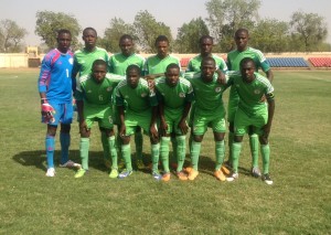 Golden Eaglets line up