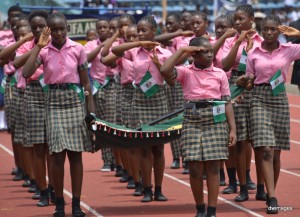 Students match past in honour of independence at Calabar