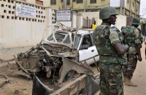 Boko haram terror: scene of one of the blasts in Abuja