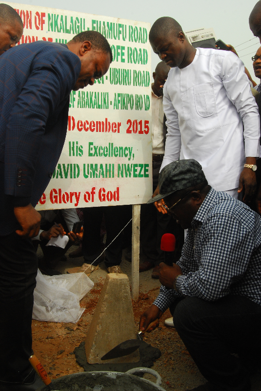 Ebonyi pledges to continue paying teachers on the 15th monthly, flags off  work on  62.2-kilometre of roads