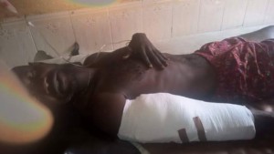One of the many felled by the trigger-happy soldiers' bullets