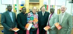 Rev. Udoyen (left) and fellow church clergy