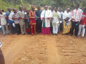 Archbishop Ekuwem performs ground breaking of 24-km community road in Mkpot