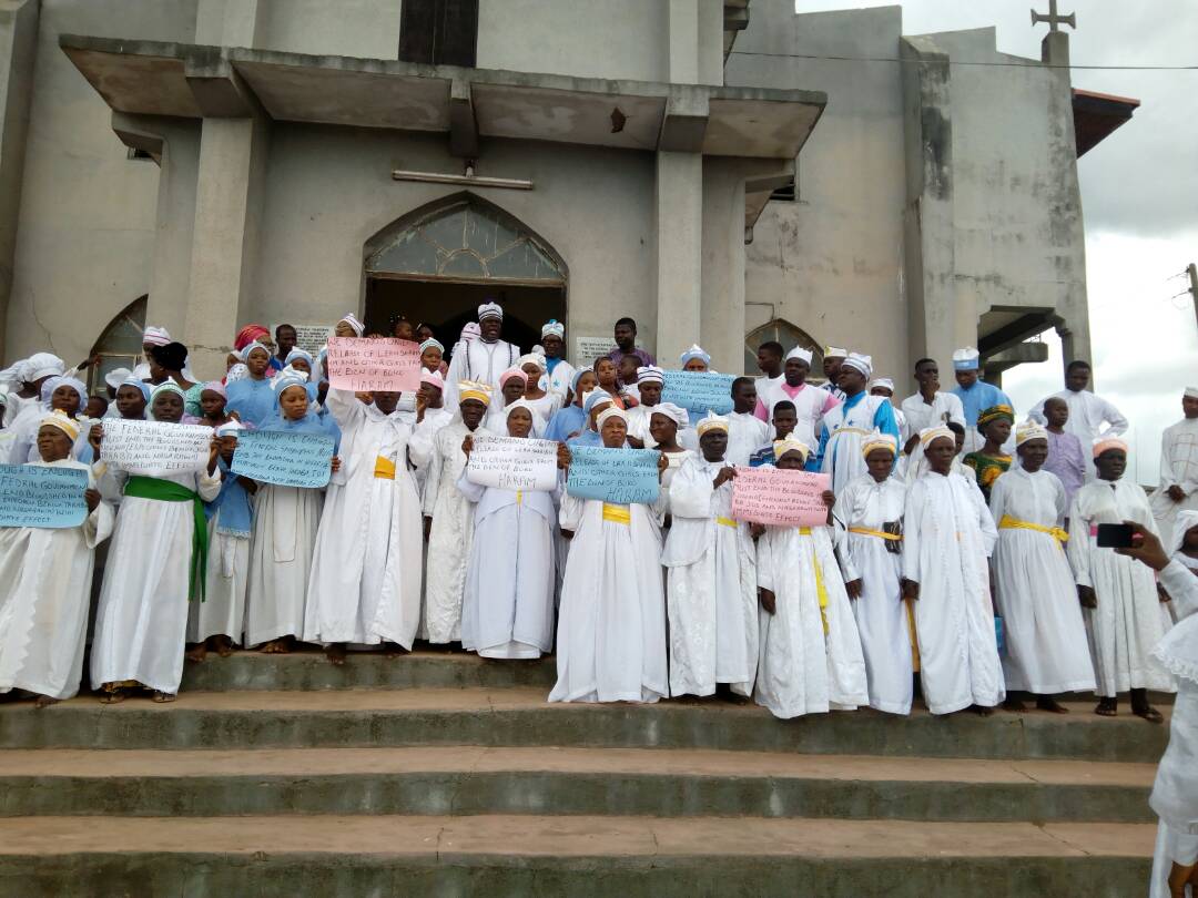 Incessant Killings: ESOCS Church protest against killings, bloodshed across Nigeria.