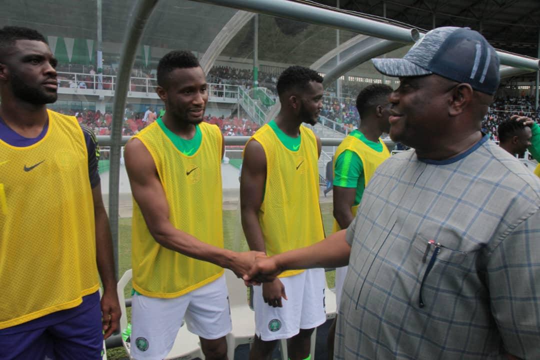 Governor Wike Joins Soccer Fans To Send Off Super Eagles To Russia 2018