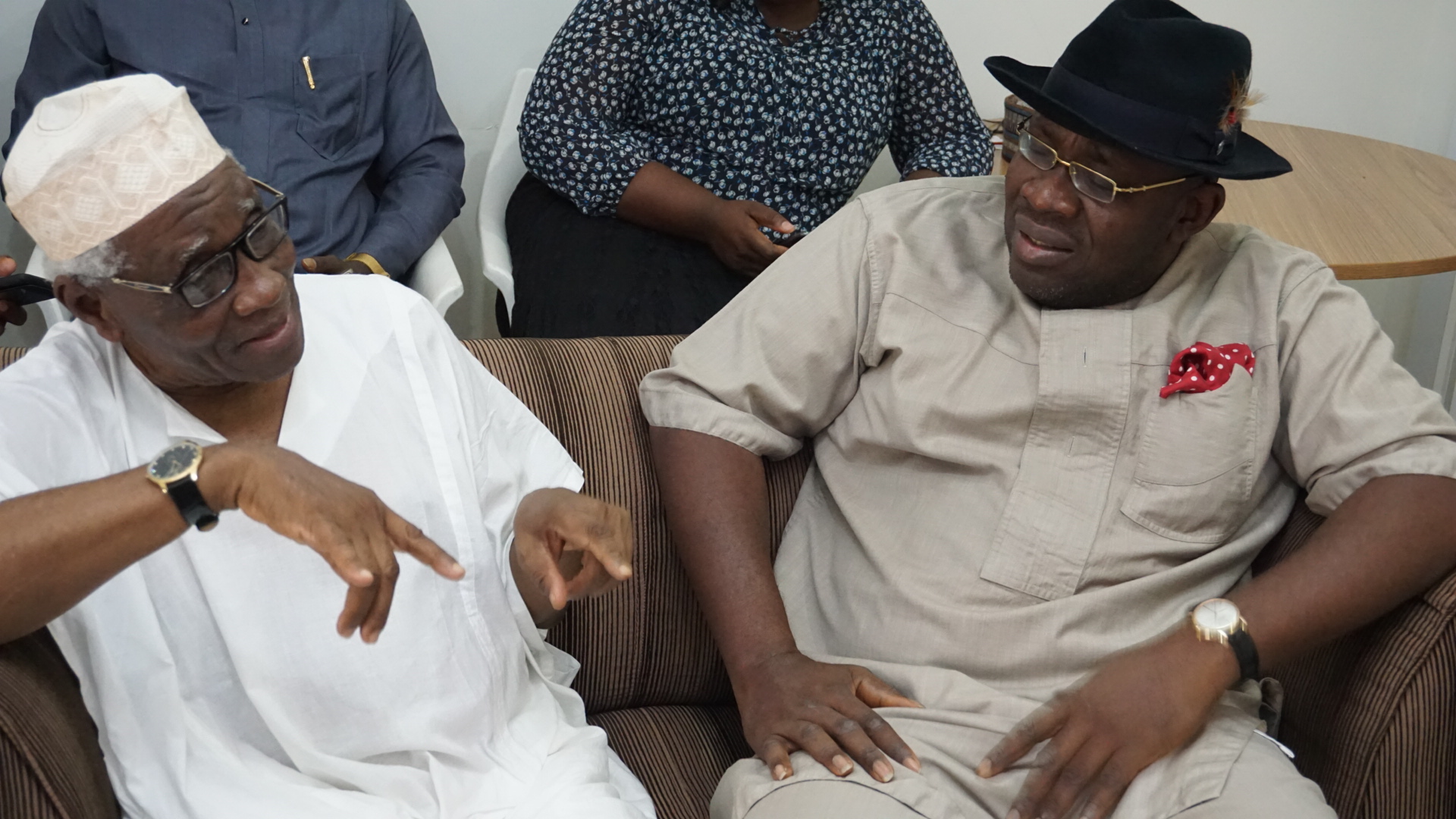 Governor Dickson Visits Prof Ango Abdullahi, Harps On Need To Save Nigeria Through Restructuring