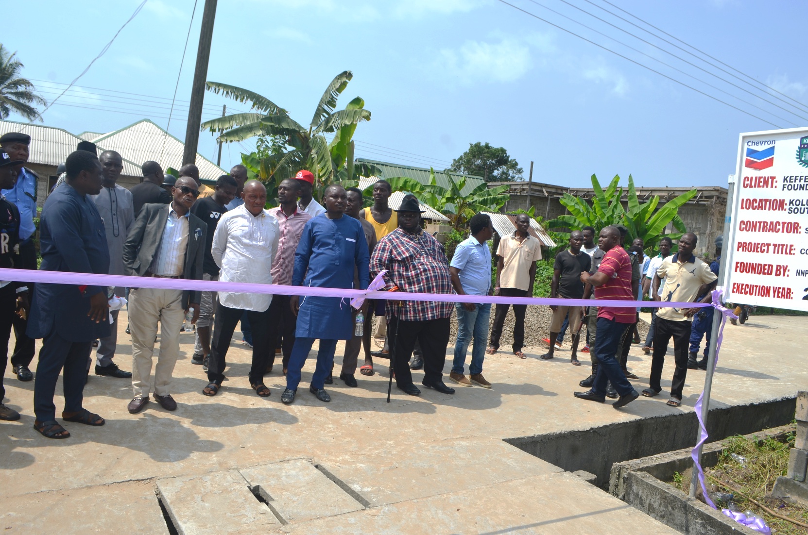KEFFES Foundation inaugurates N 241 m projects in Chevron’s host communities in Bayelsa