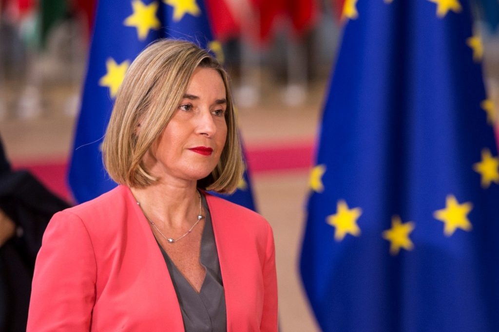 • Federica Mogherini, High Representative of the Union for Foreign Affairs and Security Policy