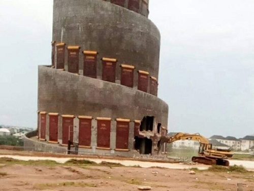 Ihedioha Demolishes Akachi Towers, Okorocha’s Legacy