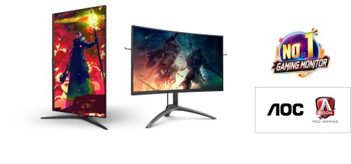 AOC Smashes Global Competition, named as the No.1 Gaming-Monitor Brand