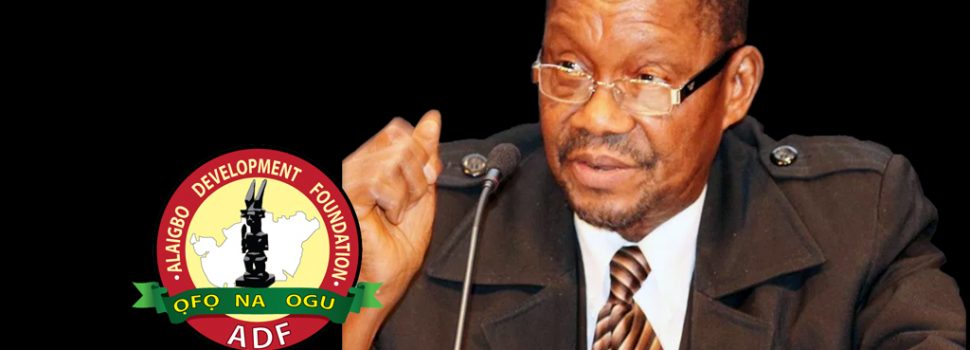 Alaigbo Development Foundation Cautions Against Setting Definite Timeline For Restoration Of Biafra