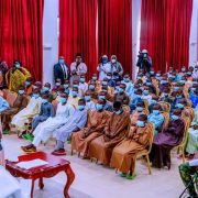 Buhari Meets With Freed Kankara Schoolboys