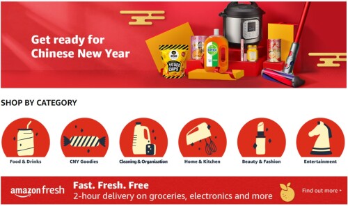 Amazon Singapore Ushers in the Year of the Ox with Bountiful Deals on Amazon.sg and Amazon Fresh