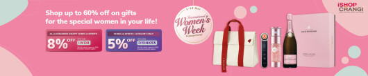 Make This International Women’s Week Unforgettable with iShopChangi’s Exclusive Discounts and Promotions