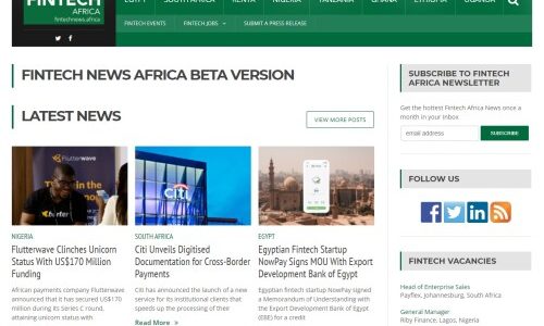 Fintech in Africa will Boom in 2022: Fintech News Network Launches Its 8th Publication