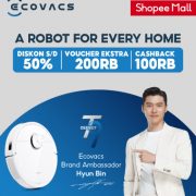 Discover smarter home cleaning with ECOVACS ROBOTICS and Hyun Bin on Shopee in Indonesia