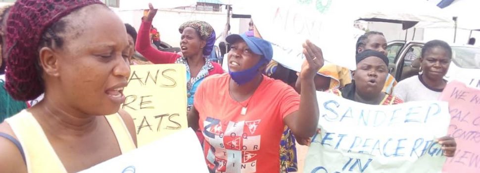 Ogbeani Community Protests Against Oil Coy In Delta
