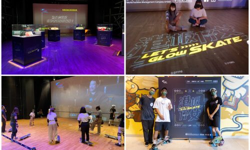 Youth Square’s ‘Let’s Glow Skate!’ exhibition attracted over a thousand participants to promote skateboarding culture with local skateboarding athletes