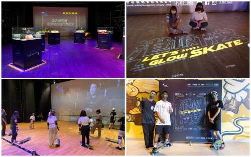 Youth Square’s ‘Let’s Glow Skate!’ exhibition attracted over a thousand participants to promote skateboarding culture with local skateboarding athletes