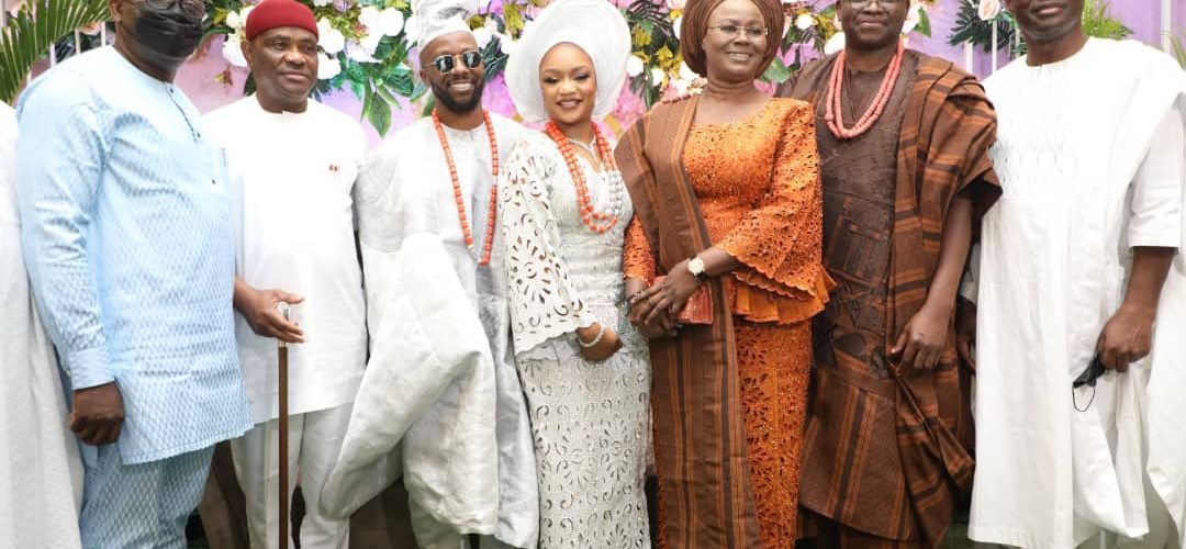 Wike, Fayemi, Makinde Grace Fayose’s Son’s Wedding