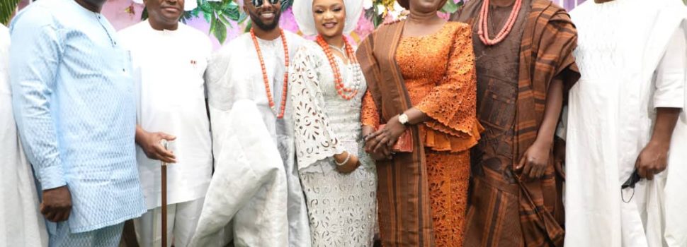Wike, Fayemi, Makinde Grace Fayose’s Son’s Wedding