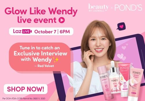 Glow Like Wendy This October with POND’S on Lazada!