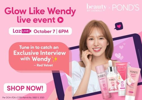 Check out POND’S Brand Day on Lazada to Glow like Wendy!