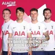 AIA Singapore to host its online health and wellness event with Tottenham Hotspur players