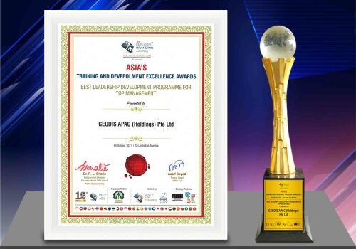 GEODIS’ Executive Leadership Program recognized as the best Asia’s Training & Development Excellence Awards 2021