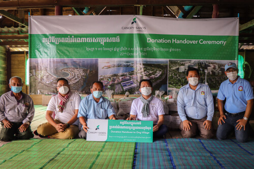 Canopy Sands Provides Care Packages to Childcare NGO M’Lop Tapang, Sihanoukville Residents