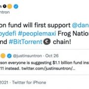 Justin Sun Makes Another Lavish Investment in TRON Ecosystem