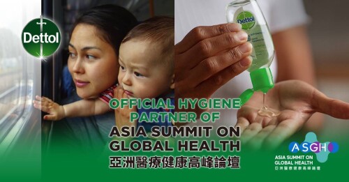Reckitt and its brand Dettol named Official Hygiene Partner for the inaugural Asia Summit on Global Health to protect the health of VIPs and visitors, and work together to shape a sustainable future