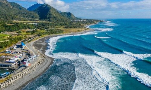 The Launch of the 2021 Taiwan Open of Surfing in Jinzun and Shanyuan, Taitung