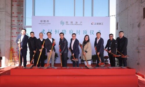 Hang Lung Celebrates Construction Milestone with Heartland Residences in Wuhan Topped Out