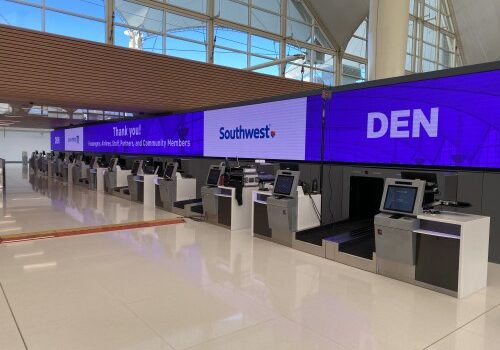 Denver International Airport (DEN) opens the United States’ largest Self-Bag Drop (SBD) installation in cooperation with Materna IPS, United Airlines, and Southwest Airlines