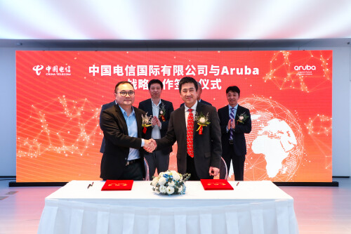 Aruba Inks Strategic Managed Service Partnership with China Telecom Global (CTG) to Empower Chinese Enterprises in Global Expansion