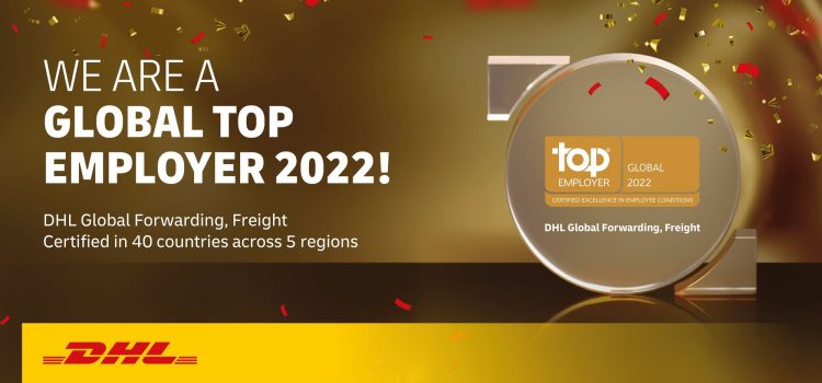 DHL Global Forwarding Asia Pacific certified as Top Employer 2022 third time in a row