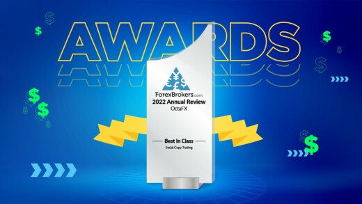 Second year in a row: OctaFX receives ‘Best in Class––Social Copy Trading 2022’ award