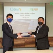 Lotus’s Malaysia awarded NEFIN to equip 12 more stores and one Distribution Centre with solar panels