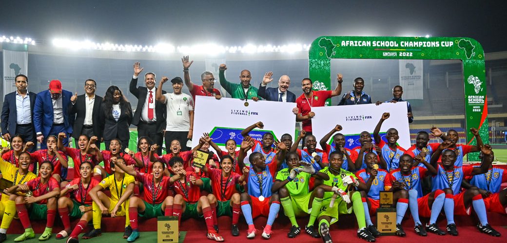 FIFA President Attends Thrilling Conclusion To African Schools Cup