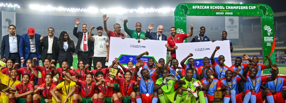 FIFA President Attends Thrilling Conclusion To African Schools Cup