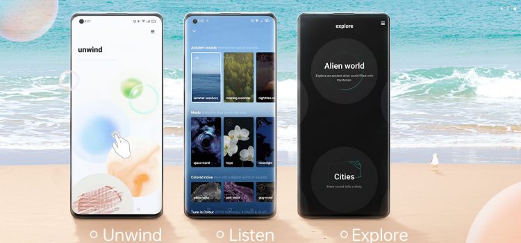OPPO Find X5 series is equipped with the newest version of O Relax, which brings a Moment of Calm for the users