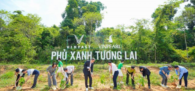 VinFast kicks off its “Plant The Future” project