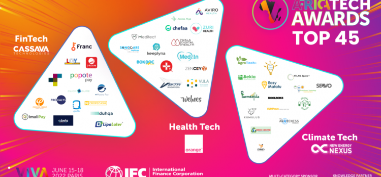 Viva Technology, IFC announce 45 emerging start-ups with biggest impact potential in Africa to compete for the 2022 AfricaTech Awards ￼