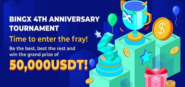 Come Celebrate Four Years of BingX With Four Weeks Of Rewards Worth over $50,000 USDT!